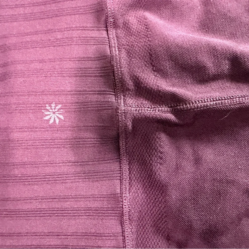Athleta Women's Dark Purple/maroon Leggings - Picture 7 of 8
